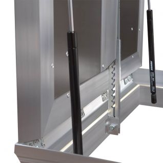 Лифт Лайт 110×70 напольный люк под керамогранит и плитку